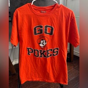 Clean Champion Orange Oklahoma State 'Go Pokes' Graphic Tee